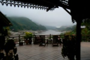 View of the river from Luang Say Lodge in the