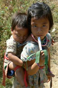 Siblings start early to care for each other