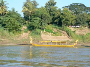 Elaborate festival river boat