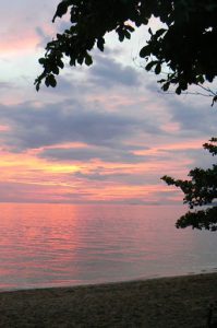 Sunset on Jomthien Beach