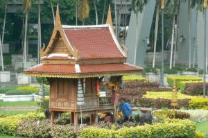 Bangkok airport shrine