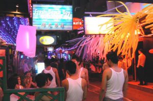 Silom soi 2 gay street in Bangkok