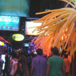Cafes and bars in the gay area of Silom soi
