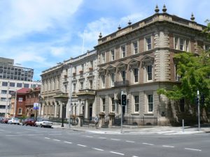 Central Hobart - European style architecture