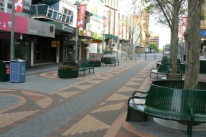 Central Hobart - pesestrian shopping arcade