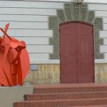 Central Hobart - entrance to museum