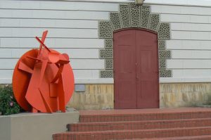 Central Hobart - entrance to museum