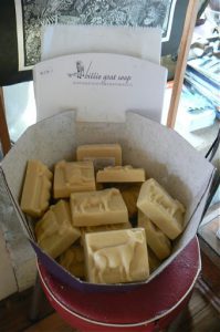 Organic 'animal' soap in a store in St. Helens.