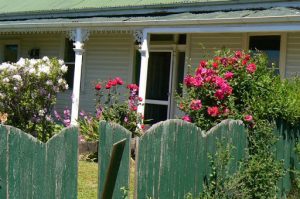 Home sweet home, through the garden gate