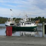 Strahan town along the Macquarie Harbor on the west coast