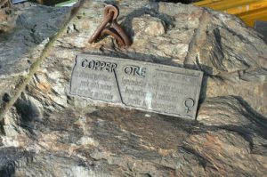 Copper ore at the mining monument