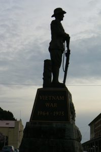 Vietnam War memorial in Queenstown