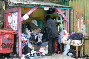 Free clothing recycle center