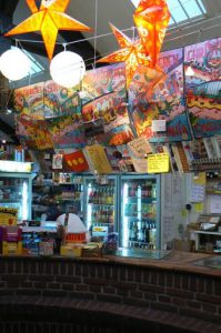 Inside grocery/general store in Christiania