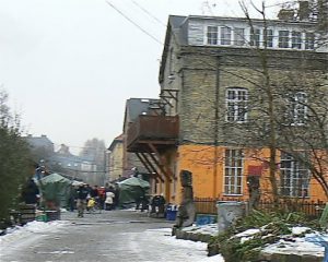 The main avenue of Christiania is called Pusher Street  named