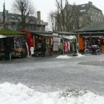 Shops in a mini-mall in Christiania