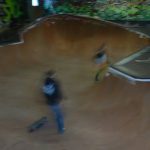 Hand-made skateboard park--run by the skaters