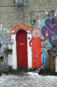 Christiania post office entry