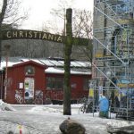 One of three entrances to Christiania