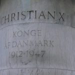 Base of statue of King Christian X