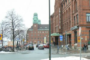 Train station and municipal building