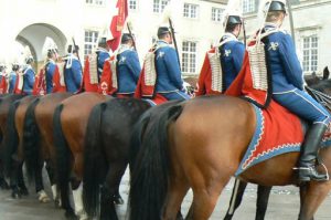 Royal guard on horseback