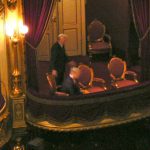 The queen arrives at the ballet at Royal Theatre in