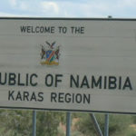 Entering Namibia from the southeast (from South Africa)  the first