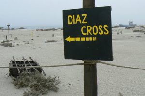 Diaz Point has a lighthouse, cafe and a stone replica