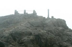 Diaz Point has a stone replica of the cross erected