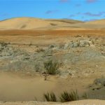 Dunes and rocks east of Luderitz