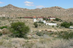 Small village of Aus on the highway to Luderitz