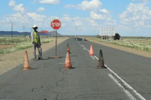 Highway worker