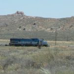 Cargo trains run all the way to Luderitz