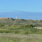 Along the main highway there are cell phone towers every