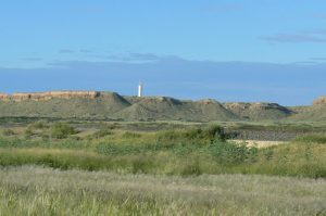 Along the main highway there are cell phone towers every