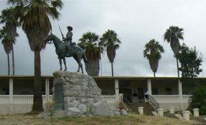 National Museum and the Reiterdenkmal (Equestrine Memorial), commemorating the (German)