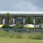 Windhoek airport terminal and tower