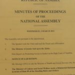 Parliament agenda for March 2, 2011