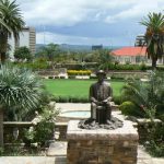 Statue of Chief Hosea Katjiku-Ru-Rume Kutako, the Herero leader who