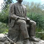 Statue of Chief Hosea Katjiku-Ru-Rume Kutako, the Herero leader who