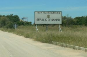 Namibia is a huge country that is almost the size