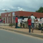 Shops in in Mariental town; note HongKong Shop: there are