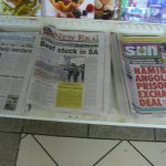 Newspapers for sale in Mariental town