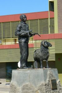 Statue of shepherd