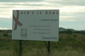 AIDS signs are common all over the country