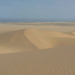 Huge sand dunes south of Swakopmund city