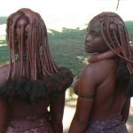 Ovambo tribal women (posing for tourists for money)