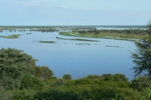 Kavango River delta (also spelled Okavango)