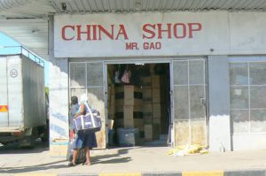 Throughout southern African towns are countless Chinese-owned dry goods stores.